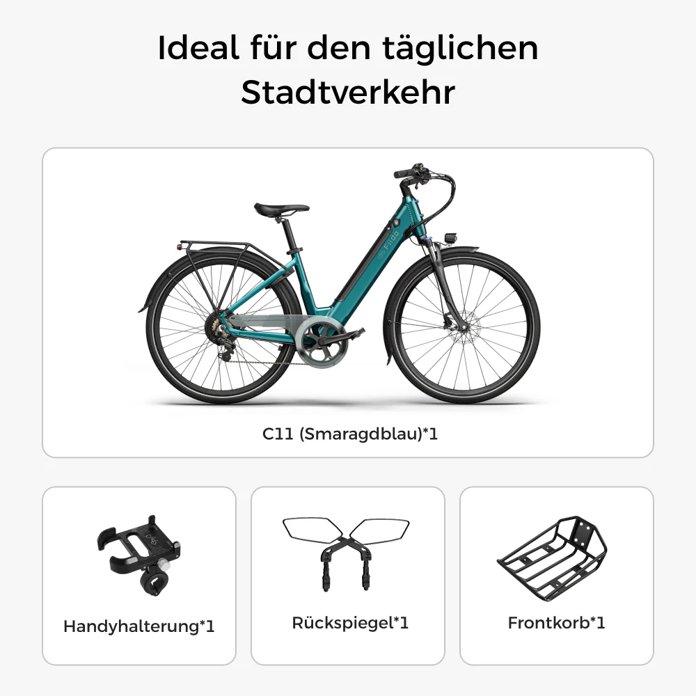 Fiido C11 Leichtes Urban E-Bike - Image 14