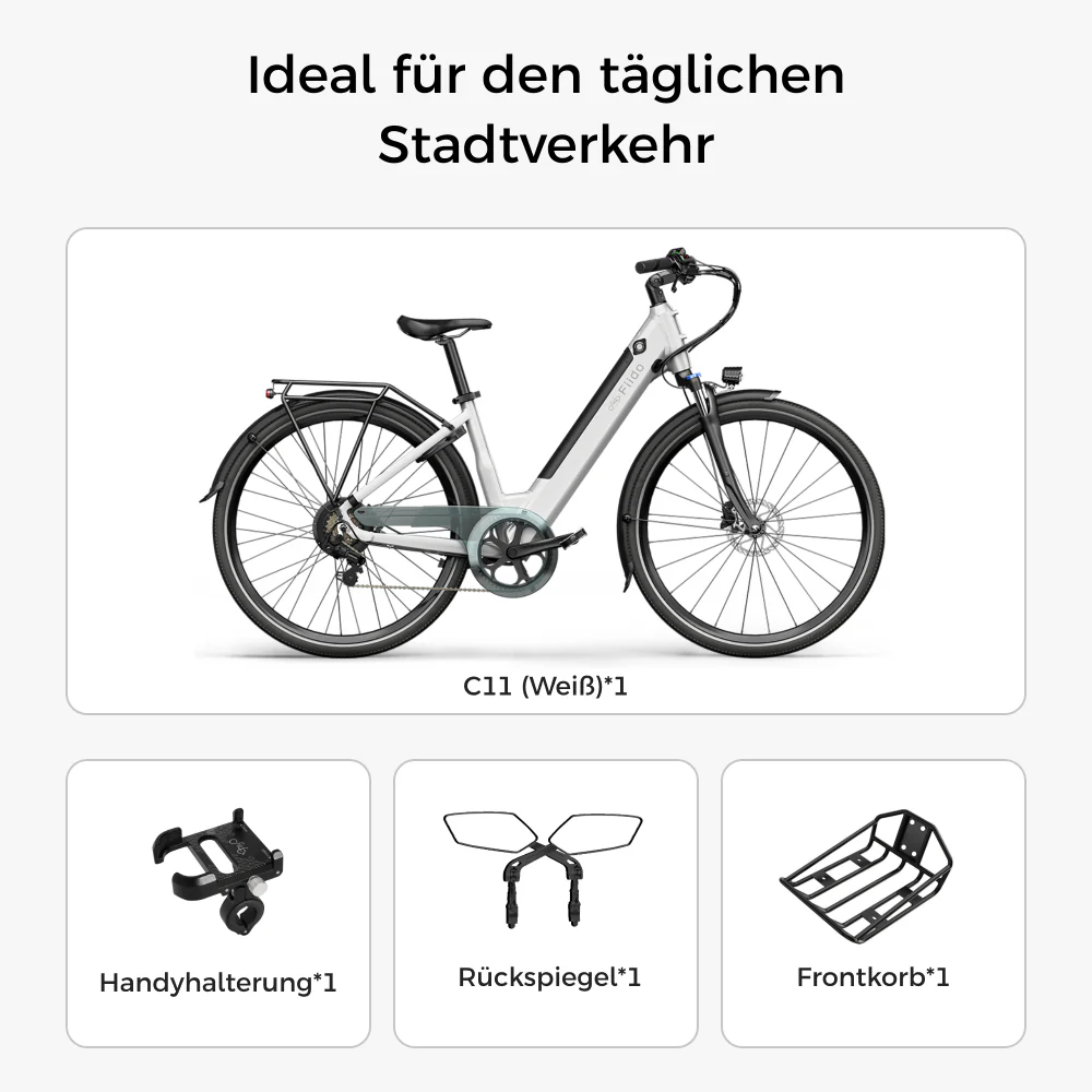 Fiido C11 Leichtes Urban E-Bike - Image 15